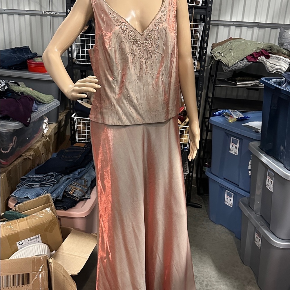 NWT David’s bridal Amber mother of the bride dress size 14 W - Picture 3 of 16